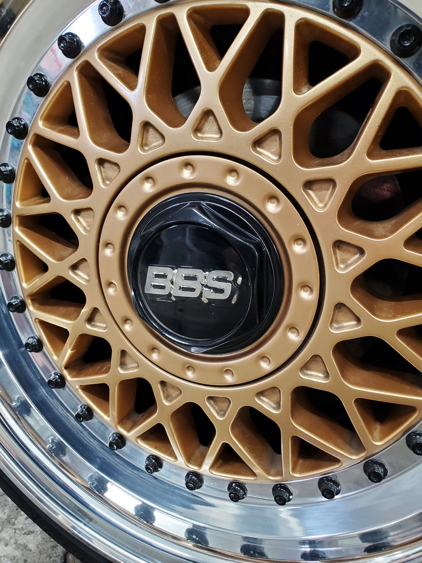 BBS RM Reproduction Center Cap Ring - Flat Style