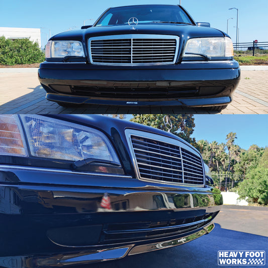 Front Bumper Fog Light Delete Cover - Mercedes-Benz C36 AMG (W202)